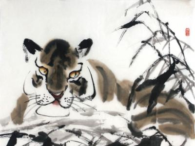 謝輝畫作入拍成功書畫網（微）拍五十六期拍賣