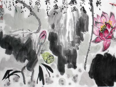 書畫家陸勤德作品賞析