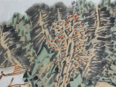 方筆山水領軍人“年度人物”陳迪和作品賞析