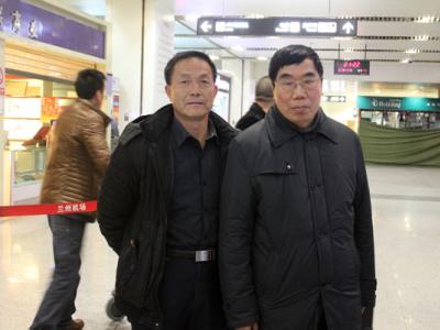 福建省美協副主席檀東鏗昨抵達蘭州參加“曬佛節甘南采風