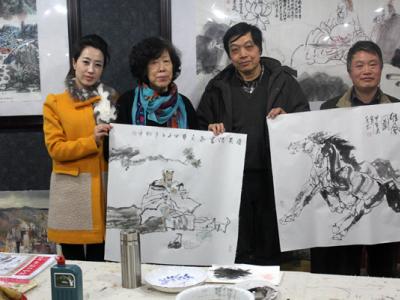 秀美動人 壯麗逶迤——鄧軍筆會及展出作品賞讀