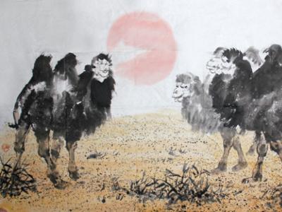 王曉銀國畫作品將在《神州詩書畫報(bào)》刊登