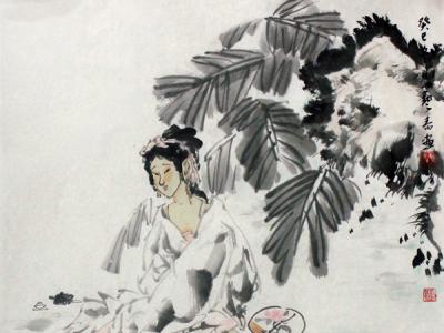 畫作弘揚時代氣息——劉藝青人物畫作賞析