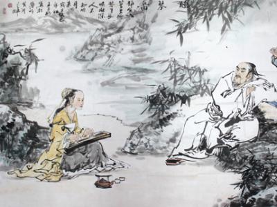 墨韻鄉情——李玉泉人物作品賞析