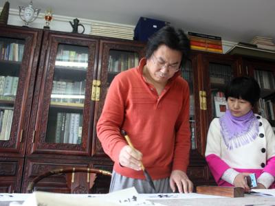 李曉軍：新媒體下書畫藝術宣傳有潛力