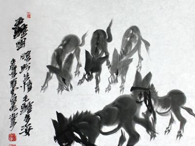 畫家羅云作品將在《神州詩書畫報》刊登