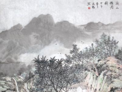 段鐵國畫作品將在《神州詩書畫報》刊登