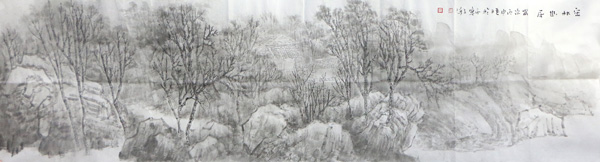 水墨塑寫行云流水之勢——徐子清山水畫作品品讀