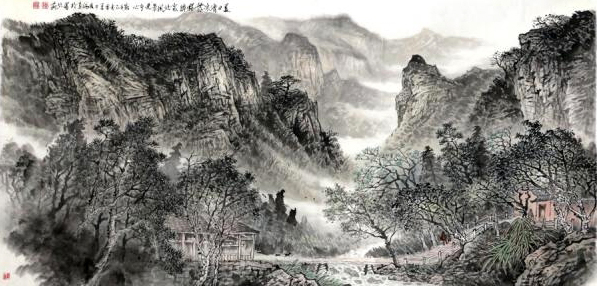 陸貴福山水上拍成功書畫網（微）拍第七十期