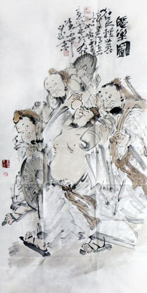 筆墨酣暢揮寫恣意精神——張立奎最新人物畫作品賞析