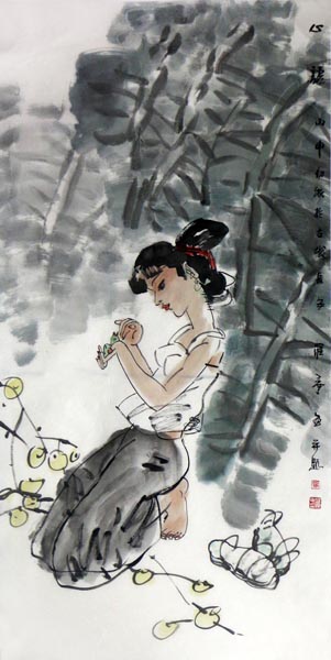 羅寧畫作入成功書畫網（微）拍第七十五期拍賣