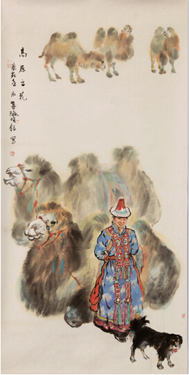 王曉銀人物畫作入拍成功書畫網（微）拍第八十五期拍賣