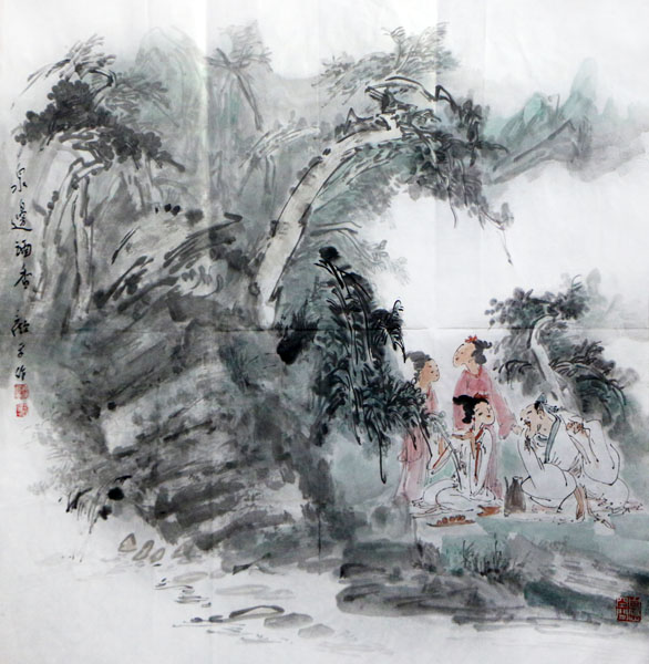 顧平人物畫入展成功美術館“丁酉典藏人物畫”作品聯展