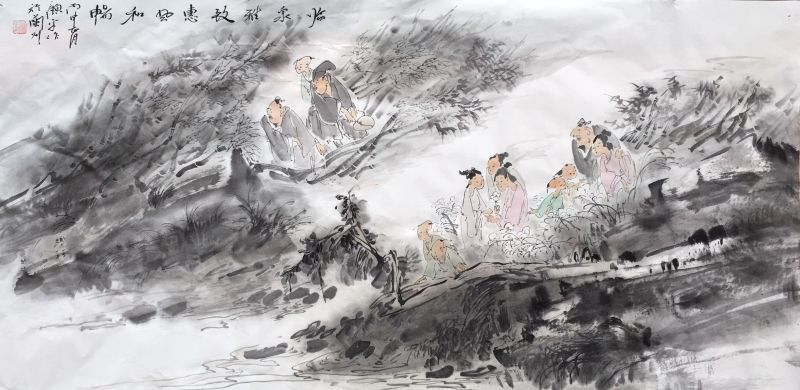 顧平人物畫入展成功美術館“丁酉典藏人物畫”作品聯展