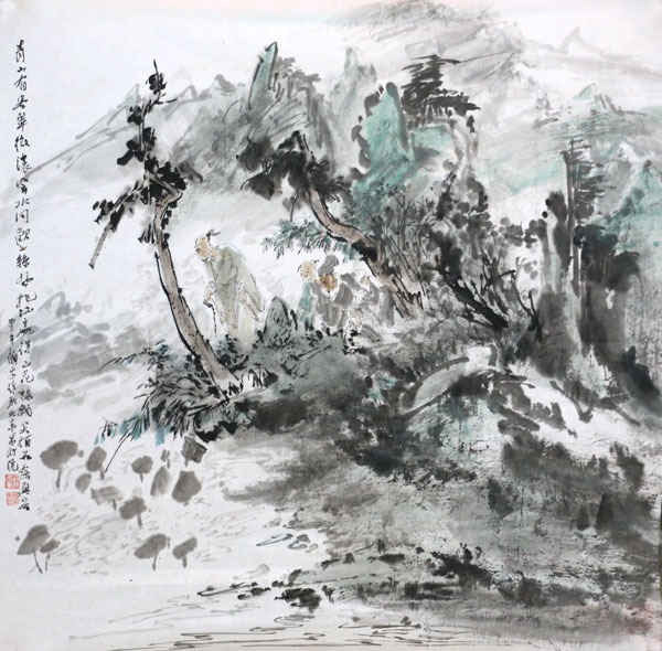 顧平人物畫入展成功美術館“丁酉典藏人物畫”作品聯展