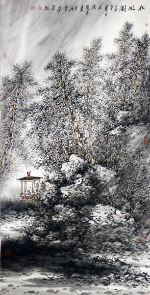 疏雨淡煙總關鄉情——顧曉東先生山水畫新作賞析
