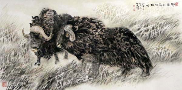 為狼寫照 獨樹一幟——左進偉先生參展“成功美術館2019年名家書畫全國巡展?重慶站” 畫作欣賞