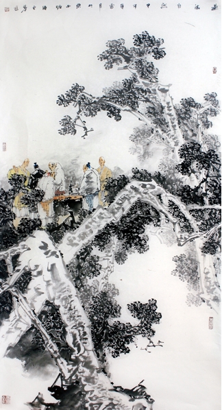 王巨亭人物畫參拍成功書畫網(wǎng)（微）拍第六十二期