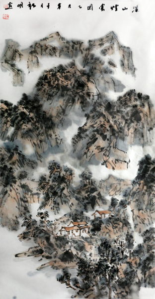 墨氣澄靜 樸厚雄強——段新明山水畫淺析