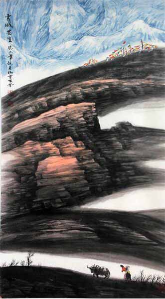 楊雷鳴畫作再次上拍成功書畫網(wǎng)（微）拍