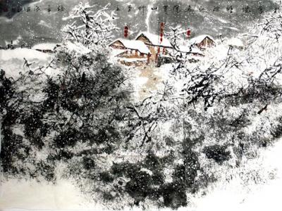 亂筆皴雪 黑土冬韻 ——孫奇成畫作入丙申“館藏四季&#8
