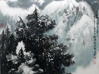 冰雪祁連 清涼世界 ——陳天鈾畫作入丙申“館藏四季&#8