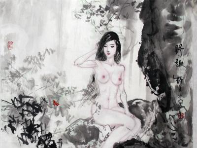 寧新生人物畫參拍成功書畫網（微）拍第七十四期拍賣
