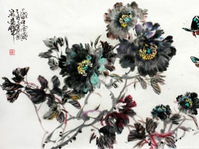 馬建軍畫作入成功書畫網（微）拍第七十五期拍賣