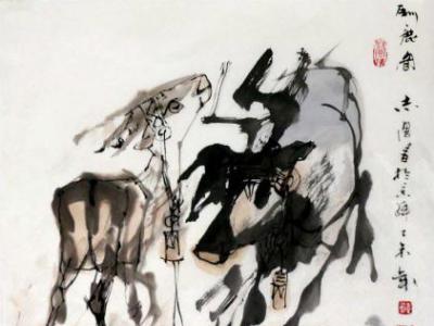 于志學花鳥畫上拍成功書畫網（微）拍第七十五期拍賣