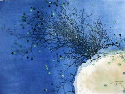 王云工筆花鳥畫作入“春風十里· 翰墨丹青”丁酉春季書