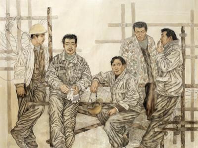 蘇童人物畫作入“春風十里· 翰墨丹青”丁酉春季書畫作