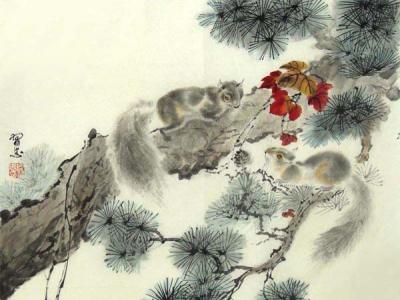 理習(xí)忠花鳥(niǎo)畫(huà)作入選成功書(shū)畫(huà)網(wǎng)（微）拍第七十七期拍賣(mài)