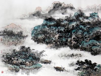 河北省畫(huà)院院長(zhǎng)南惲笙最新國(guó)畫(huà)作品欣賞