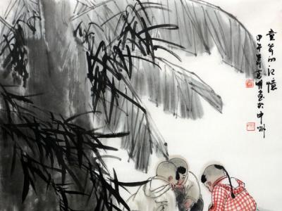 沈克明畫作上拍成功書畫網（微）拍第七十九期拍賣