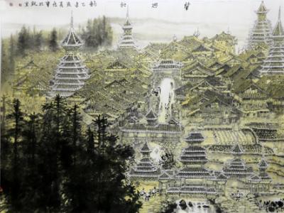 鐘應(yīng)舉畫作入“臥游八荒山岳 暢神筆墨丹青”——丁酉山