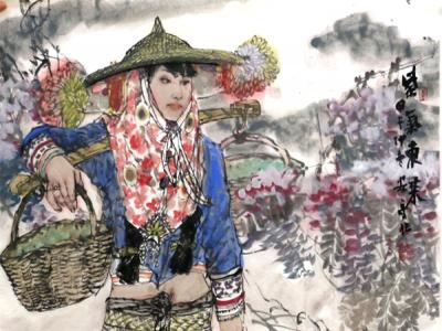 安奇人物作品入拍成功書畫網(wǎng)（微）拍第八十期拍賣