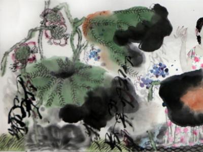 柴京津人物畫作入拍成功書畫網(wǎng)（微）拍第八十期拍賣