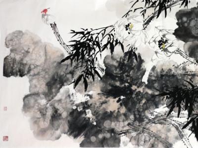 李輝畫作《秋色無聲》入選成功書畫網（微）拍第八十一期