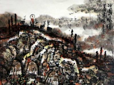 葛建偉最新山水畫作品欣賞