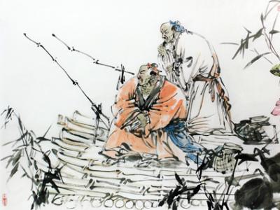 翟承海人物畫作入拍成功書畫網（微）拍八十二期拍賣