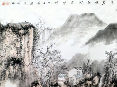 汪為勝畫作上拍成功書畫網（微）拍第八十五期拍賣