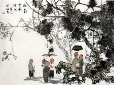 周矩敏畫作入成功書畫網（微）拍第八十五期拍賣