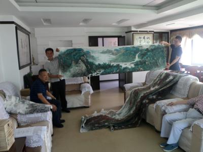 山水畫家王信聰先生近日做客成功美術館