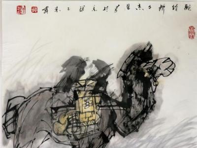 于志學花鳥作品入成功書畫網（微）拍第八十七期拍賣