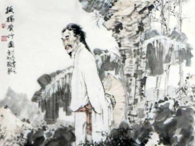 趙國毅畫作《板橋愛竹圖》入成功書畫網（微）拍第八十七