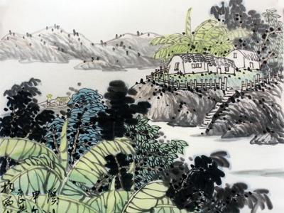徐良發畫作上拍成功書畫網（微）拍第九十期拍賣