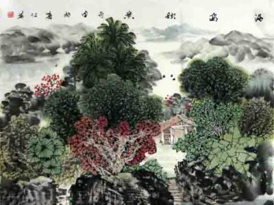 蒼黛幽微 靜謐悠遠(yuǎn) ——海南美協(xié)副主席阮江華先生近作欣賞