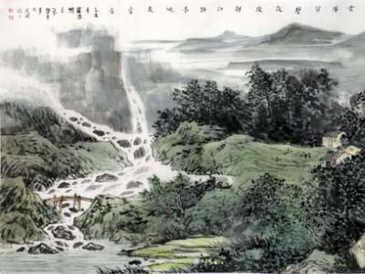 疏闊筆墨寫就內心山巒青峰——張馨月山水作品淺析
