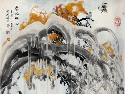 于志學《春風標玉》入拍成功書畫網（微）拍第六十一期