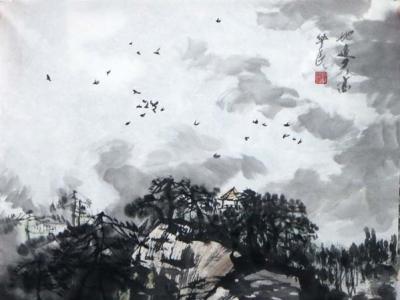 陳華民山水畫參拍成功書畫網(wǎng)（微）拍第六十二期